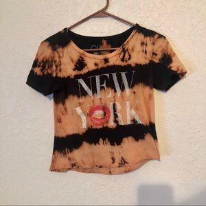 Chaser LA Cropped New York Tee